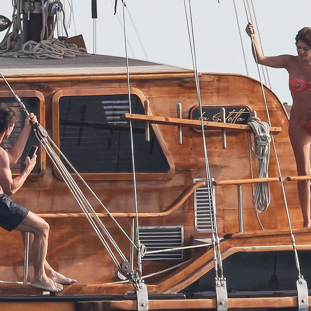 El espectacular velero clásico en el que María José Suárez y Álvaro Muñoz Escassi han empezado sus vacaciones