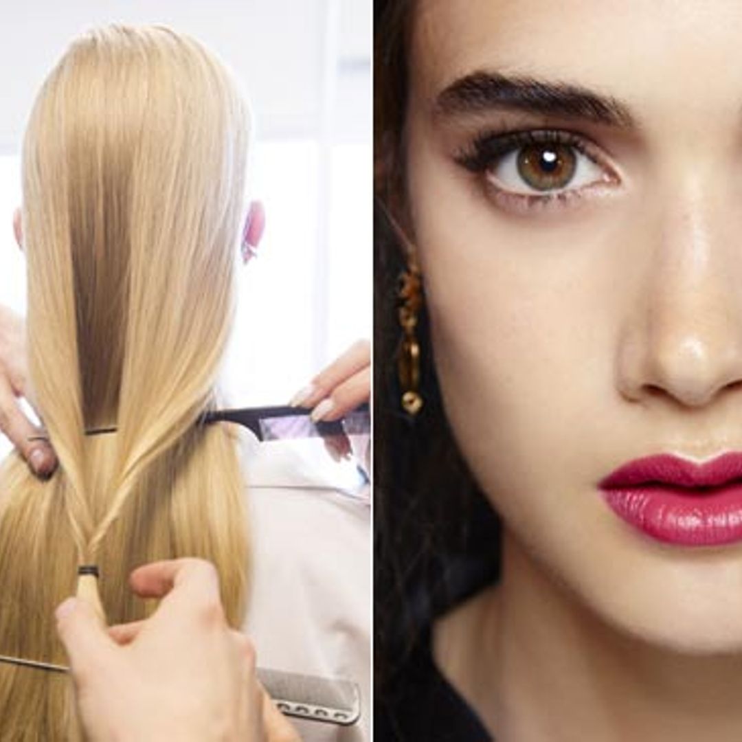 Dos 'beauty looks' de pasarela, paso a paso