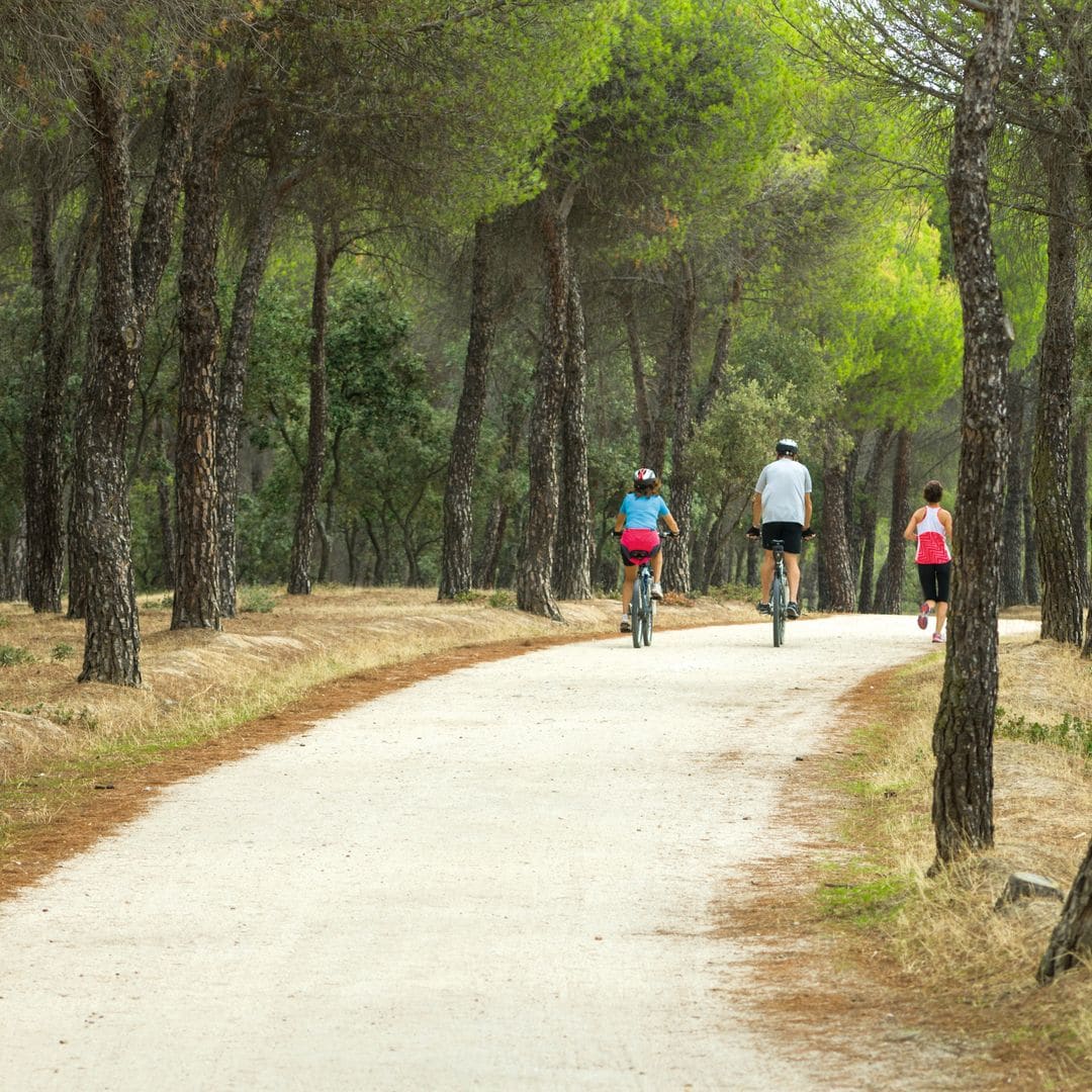 casa de campo en bici