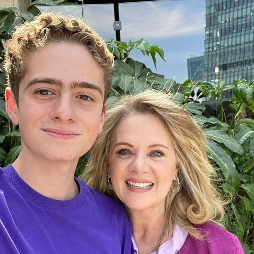 Erika Buenfil revela que su hijo al fin conoció a su papá