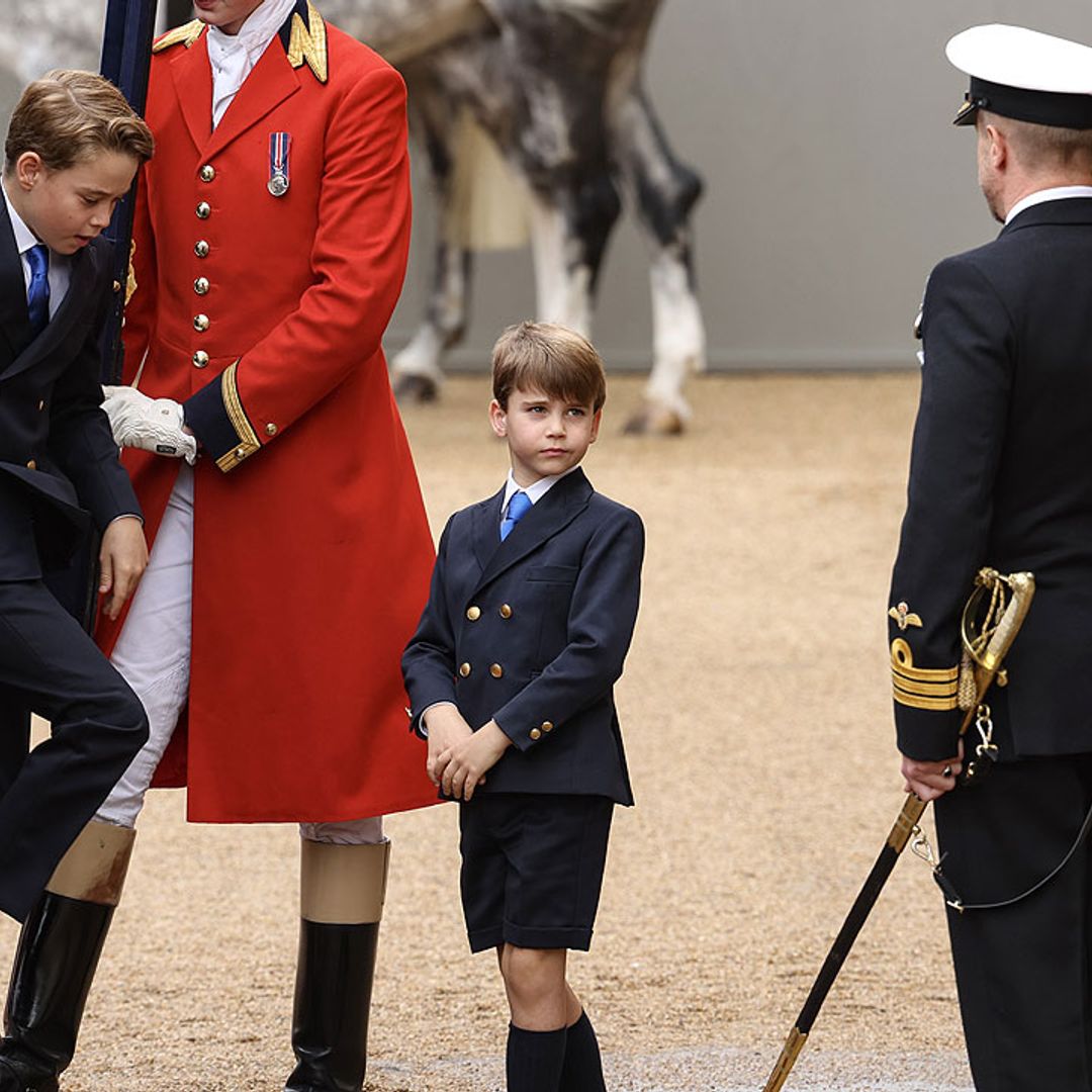 Louis, Charlotte y George, los otros tres protagonistas del 'Trooping the Colour'