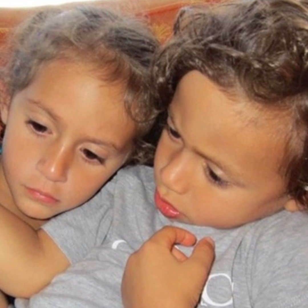 Los hijos de JLo de pequeños