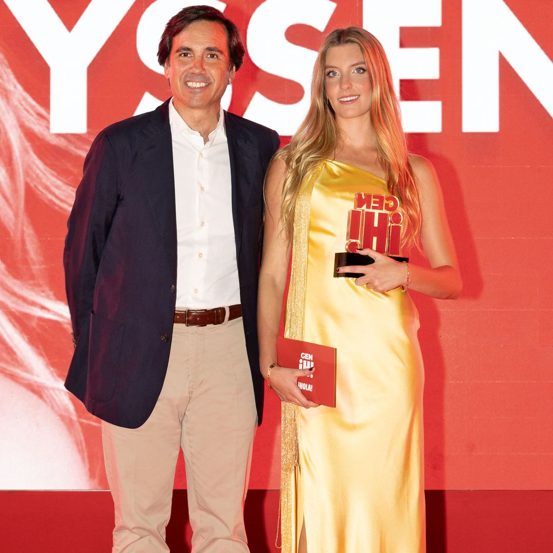 Eduardo Sánchez con Carmen Thyssen