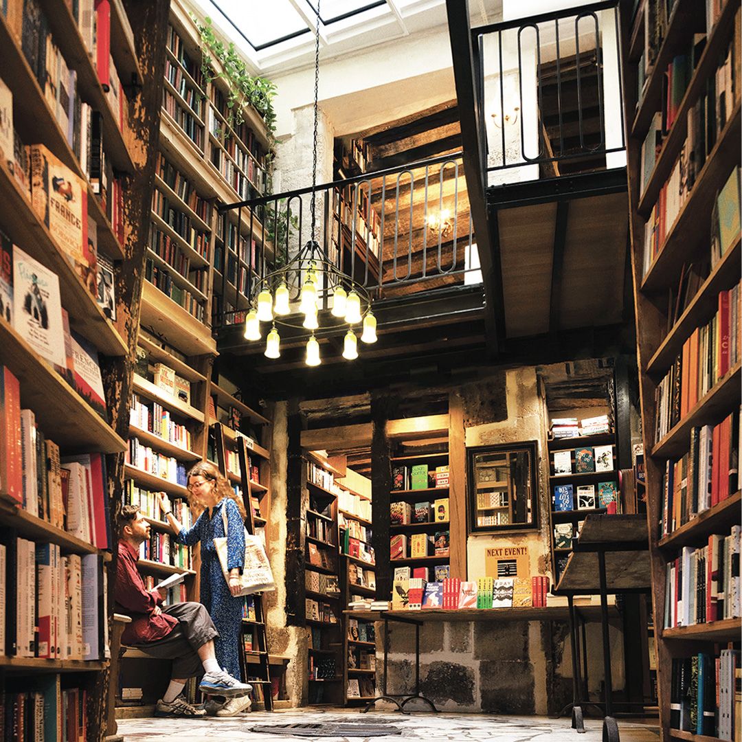 Barrio latino de París, librería Shakespeare & Company Café