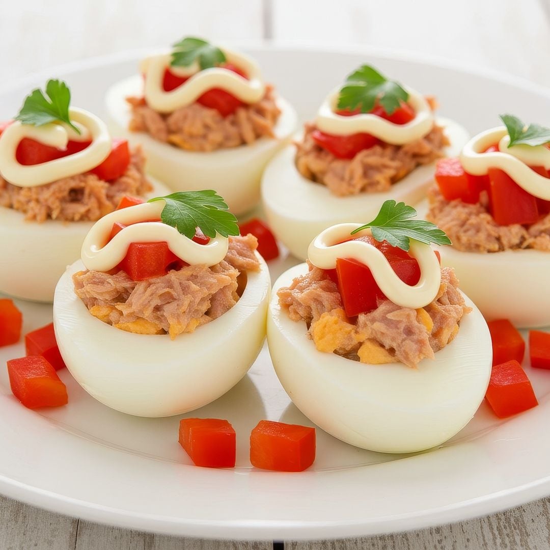 Huevos rellenos de atún: receta fácil, sabrosa y tradicional