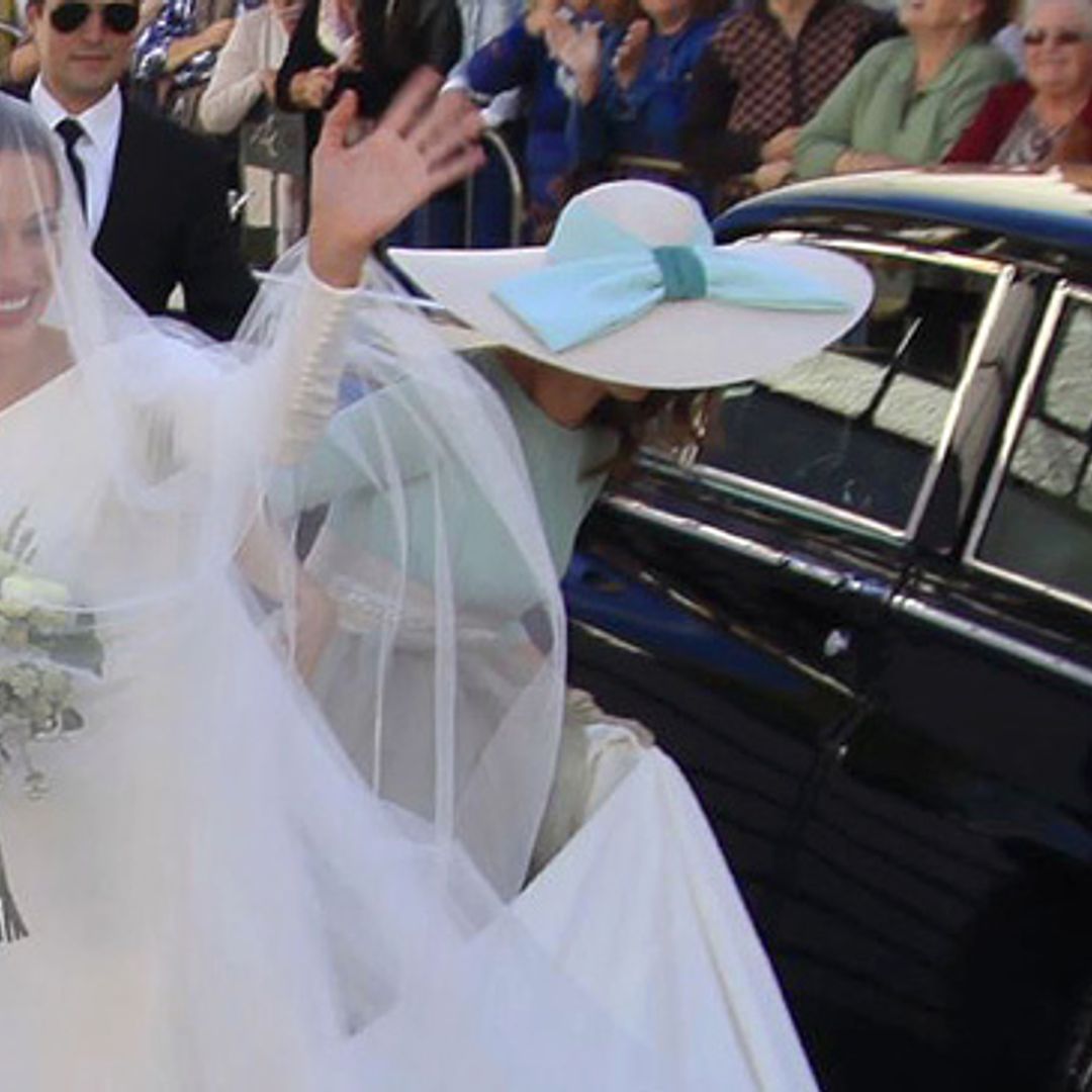 Eva González, una novia fiel a su estilo, belleza natural llena de simbolismo