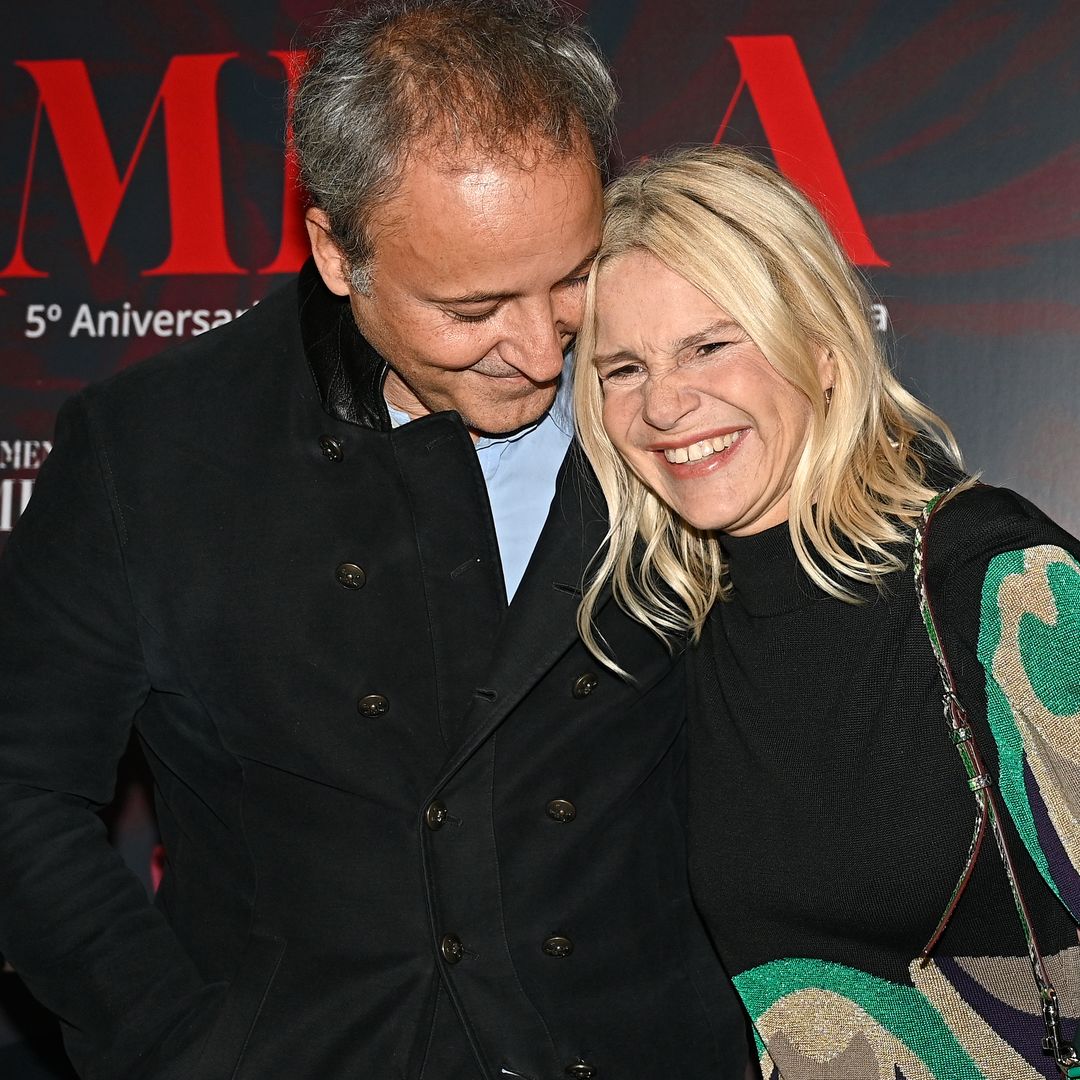 Eugenia Martínez de Irujo y Narcís Rebollo durante el aniversario del tablao ‘La Carmela’ en el Teatro Calderón, a 21 de octubre de 2026, en Madrid