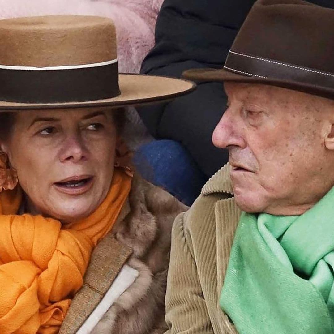 Sir Norman Foster y Lady Elena Ochoa: pasarela de estilo en la nieve