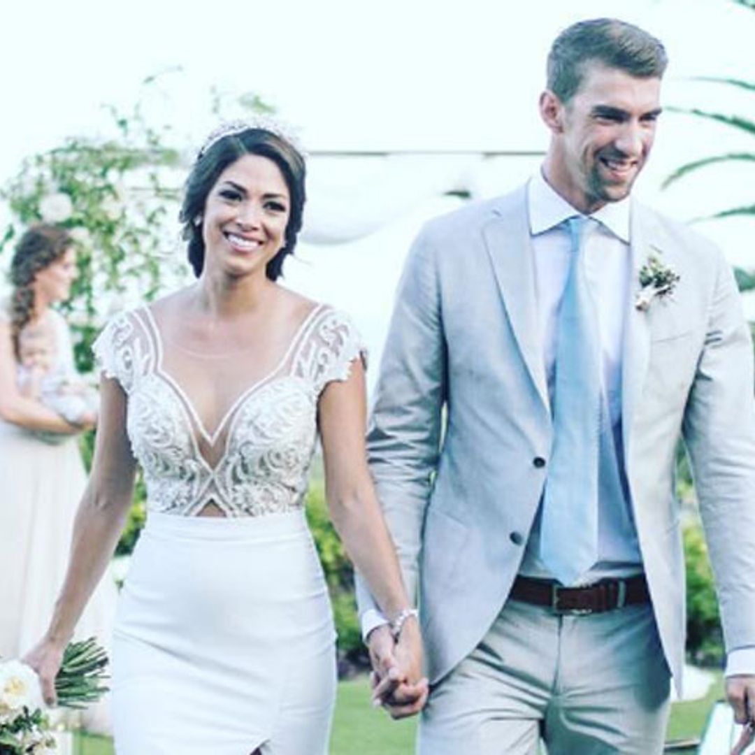 Michael Phelps muestra las fotos de su romántica boda con Nicole Johnson