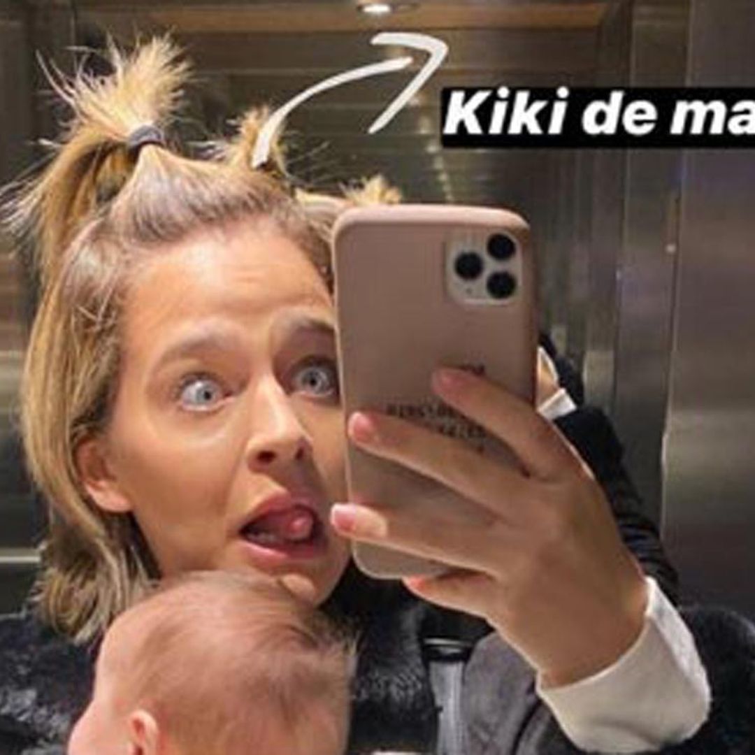 Laura Escanes, la viva (y divertida) imagen de una mamá ocupada