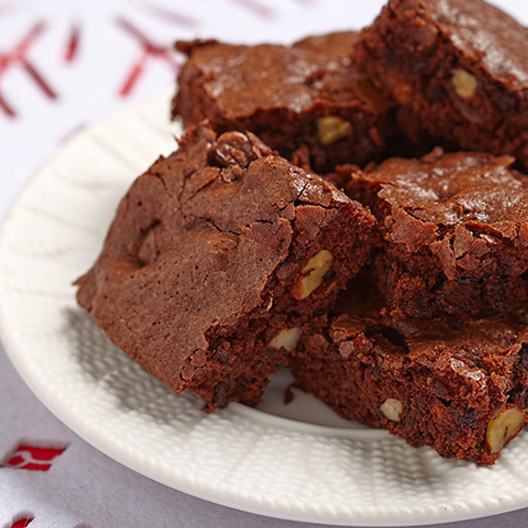 'Brownie' con nueces y sin mantequilla: Menos grasa, mismo sabor