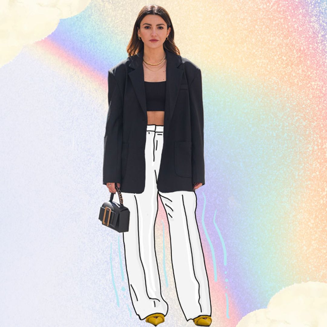 Un pantalón blanco, 10 looks de tendencia para todos los estilos