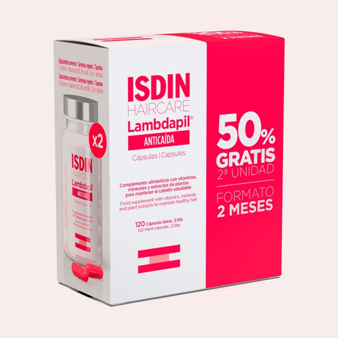 LAS MEJORES PASTILLAS PARA LA CAÍDA DEL CABELLO MODERADA: ISDIN Lambdapil Anticaída