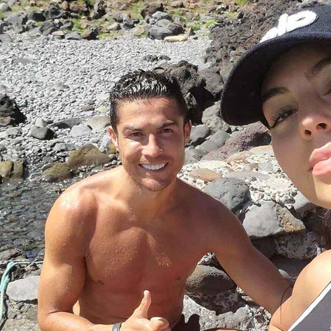 Georgina y Cristiano, todas las imágenes de su excursión en familia por las cumbres de Madeira