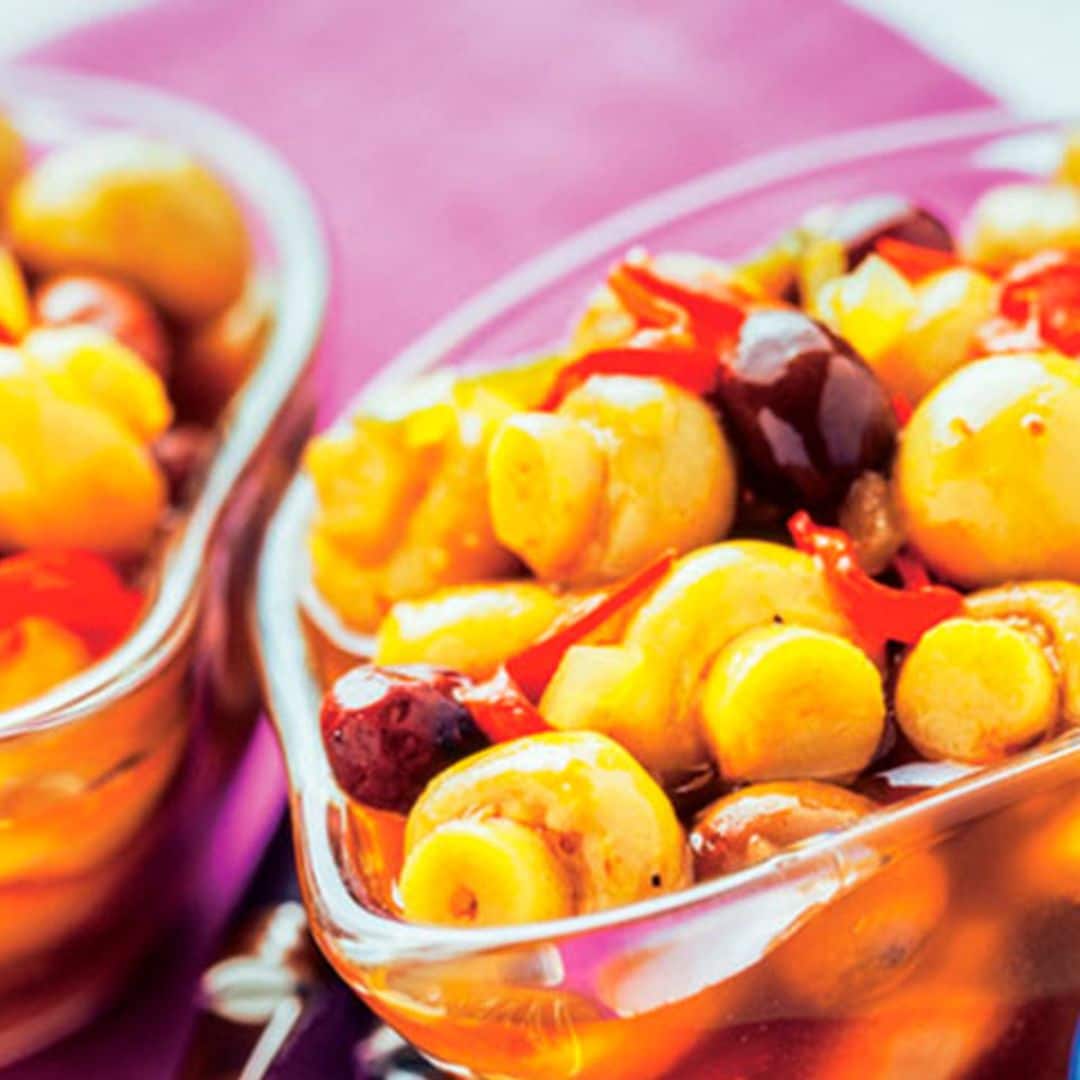 Champiñones a la griega