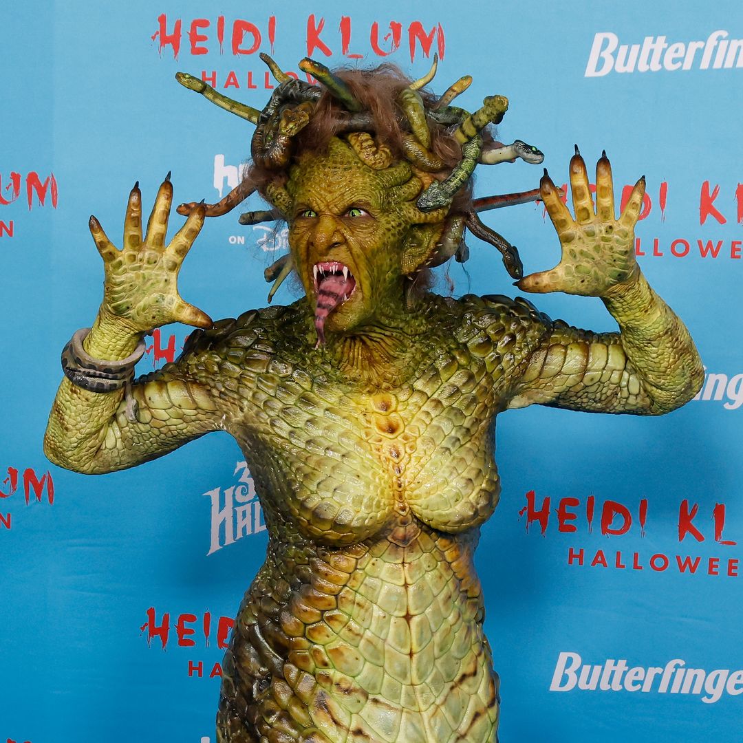 Heidi Klum se transforma en una imponente Medusa y vuelve a coronarse como la reina de Halloween