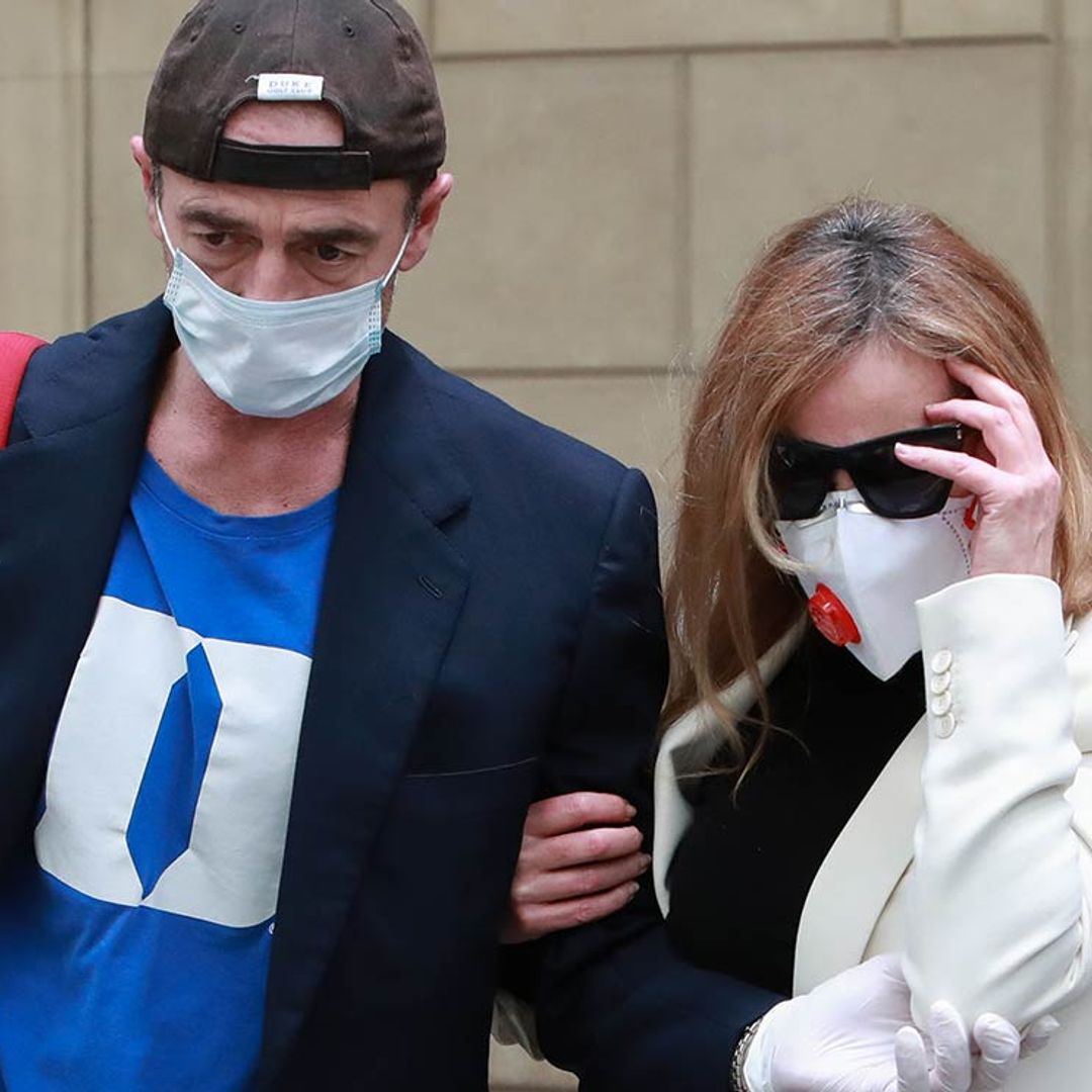 Ana Obregón y Alessandro Lequio dejan Barcelona rotos de dolor y arropados por su familia