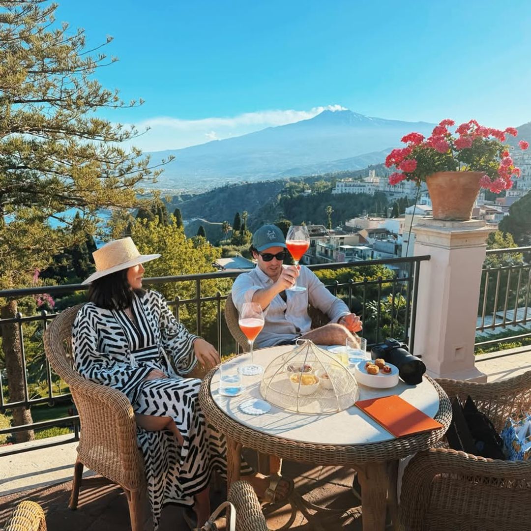 Tamara Falcó e Íñigo Onieva en Taormina, Sicilia