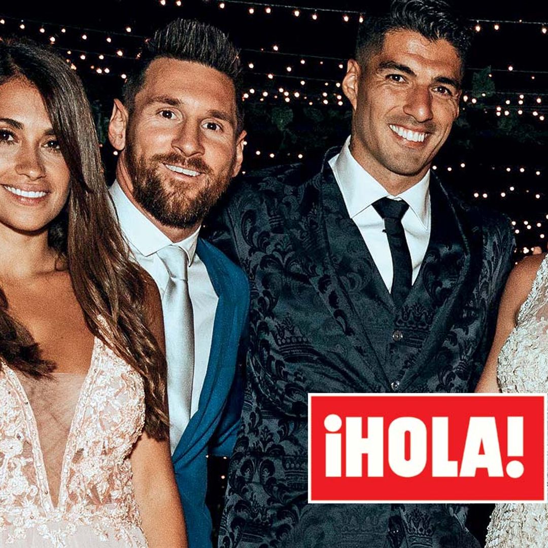En ¡HOLA!, la boda de las estrellas, Luis Suárez y Sofía Balbi celebran diez años de amor
