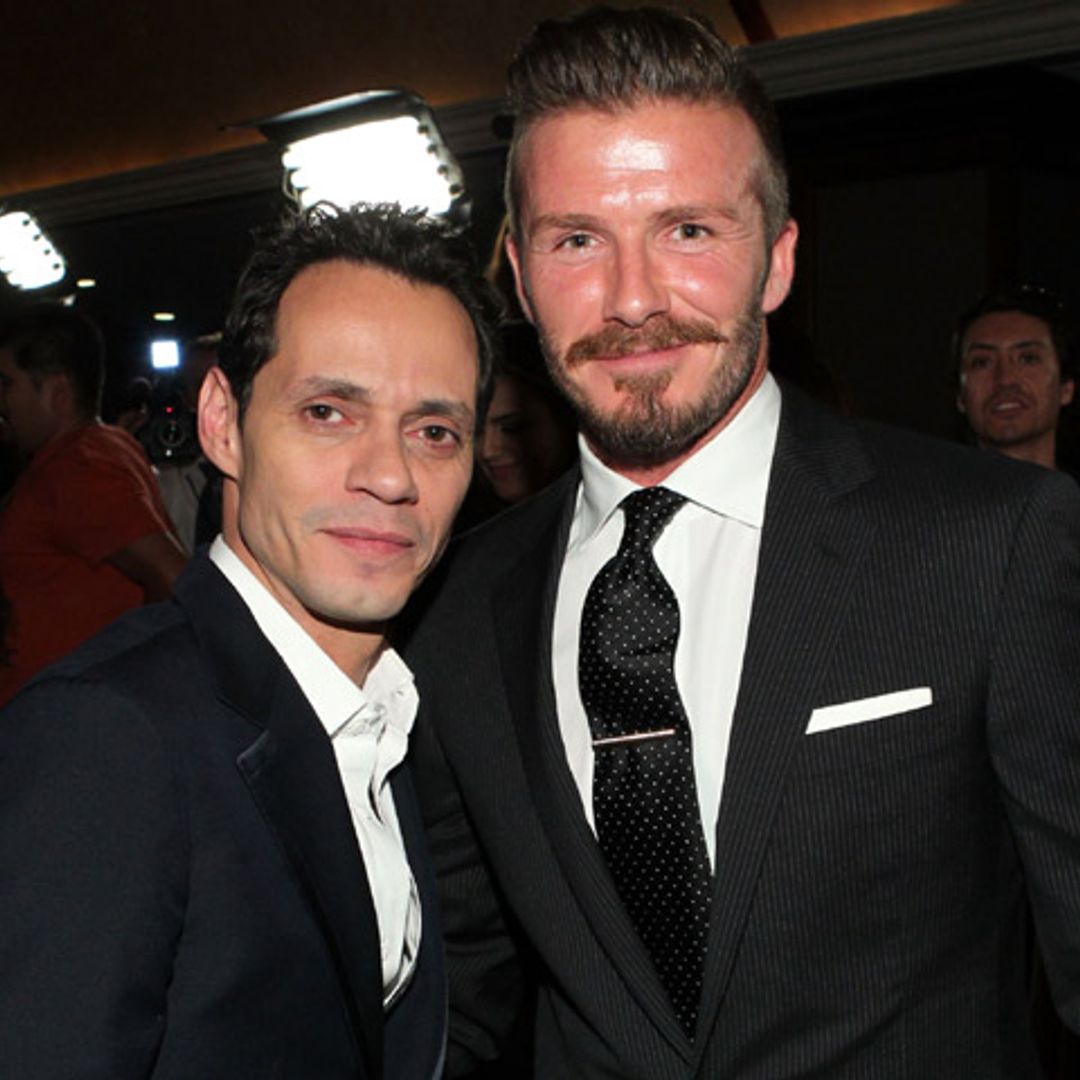 Primero Will Smith y ahora David Beckham: Marc Anthony, el compañero de fiestas y bailes que todos quieren