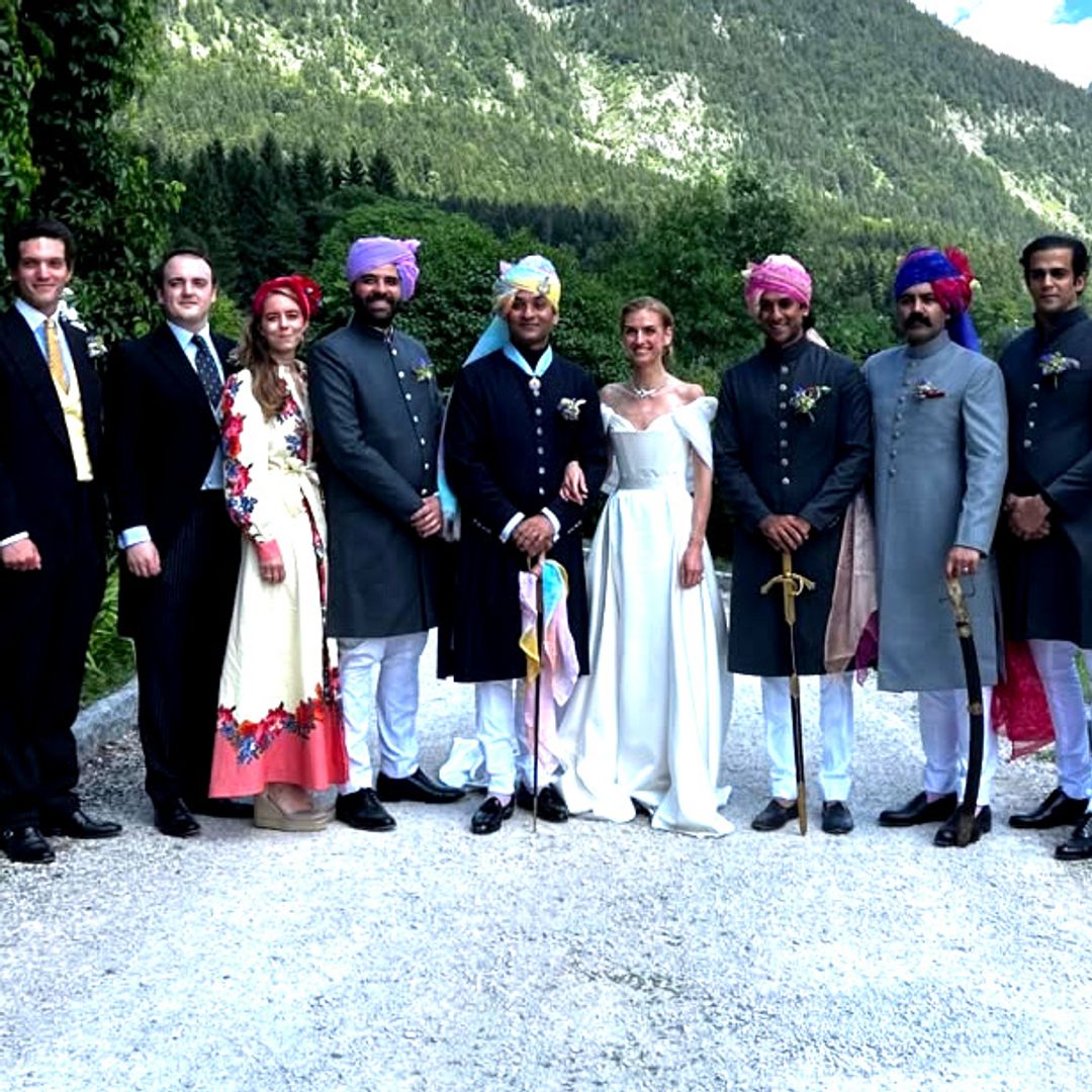 La gran boda aristocrática que ha unido dos continentes: Maria Eltz y Dhruv Raj Singh se casan ante invitados como Jaime de Borbón-Dos Sicilias
