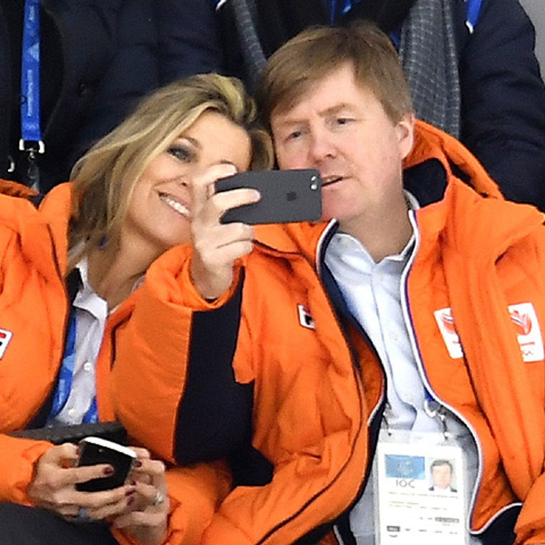 La complicidad de Guillermo y Máxima de Holanda, los mejores hinchas en los Juegos Olímpicos de Invierno