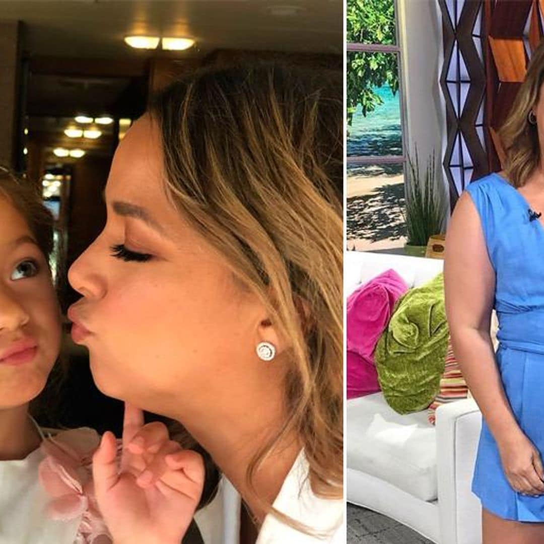 Adamari López y las tiernas llamadas por la mañana a su hija Alaïa