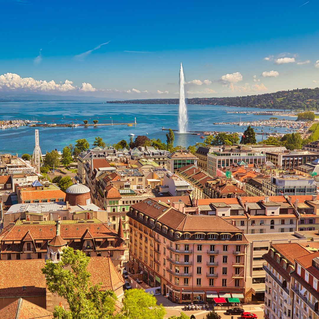 Ginebra y el lago Lemán, Suiza