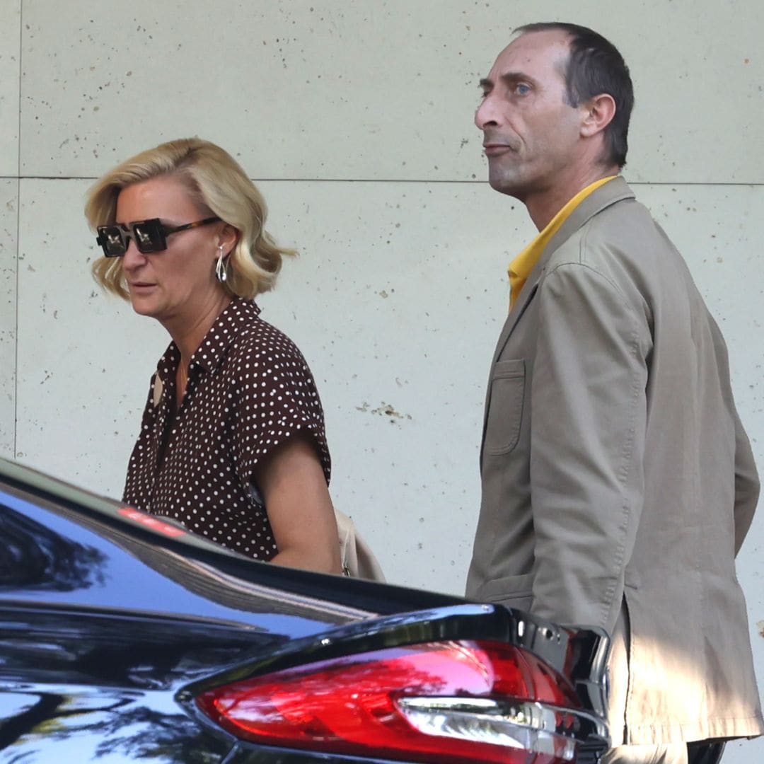 Marí­a y Alfonso Zurita salen del Hotel Villa Magna, a 16 de septiembre de 2024, en Madrid  