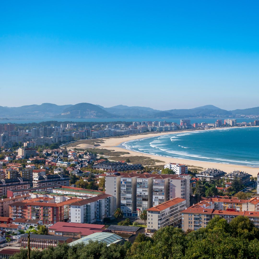 Panorámica del pueblo de Laredo, Cantabria