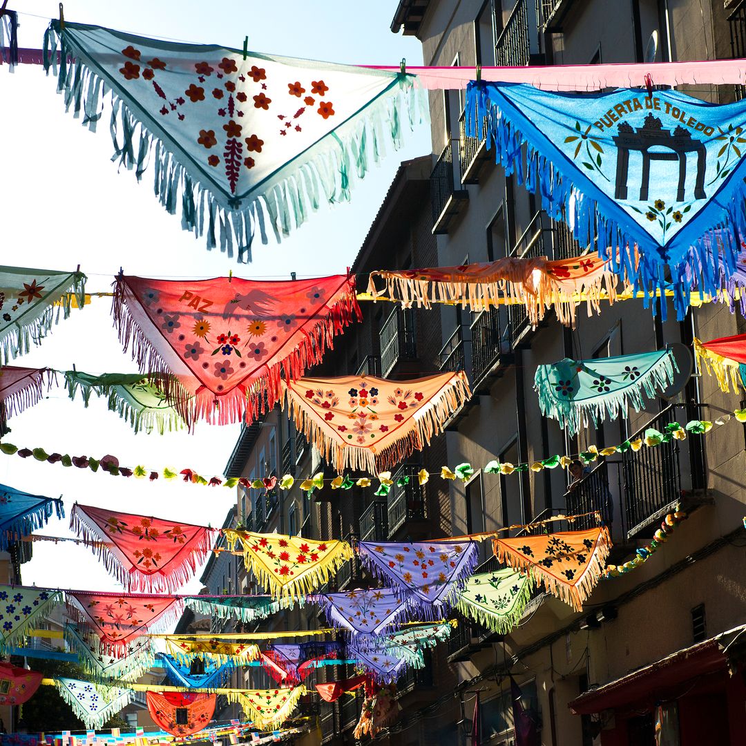Calles adornadas para La Paloma