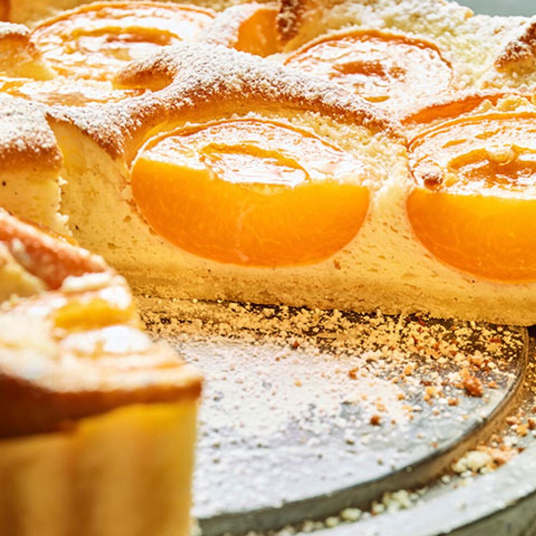 Tarta fácil de albaricoque
