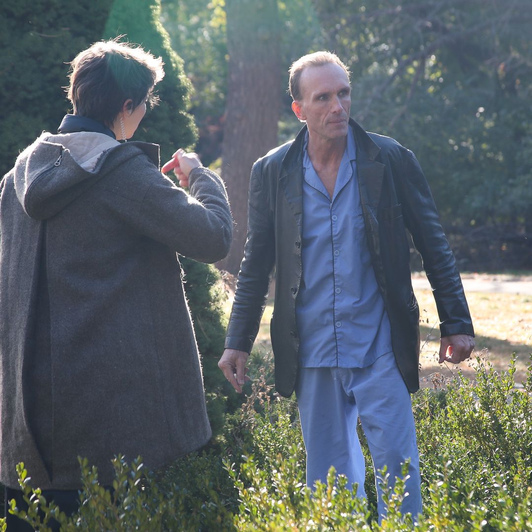 Peter Greene rodando la película "3 Days Rising" en Nueva Jersey, en noviembre de 2019