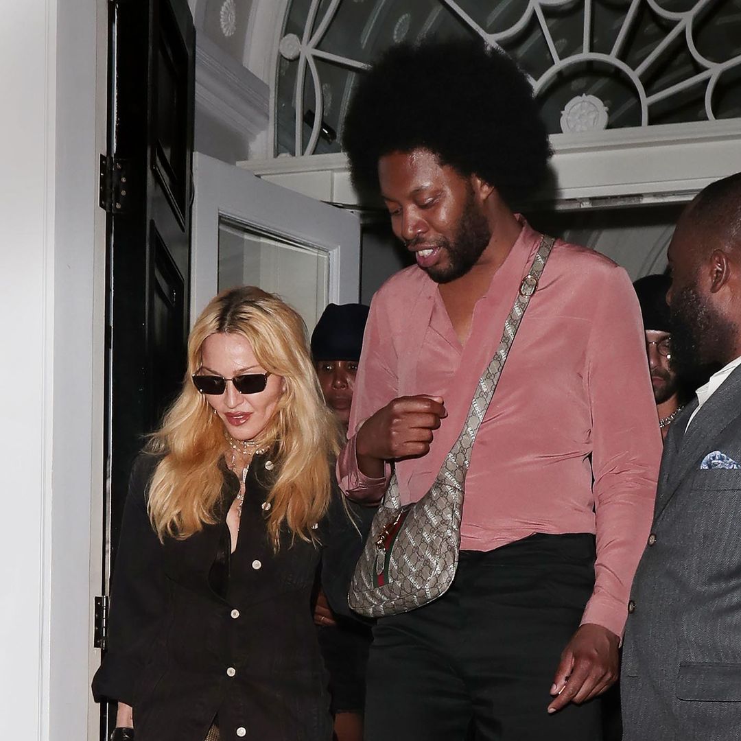 Madonna: las imágenes de su ‘cita’ de altura con el actor Jeremy O. Harris en Londres