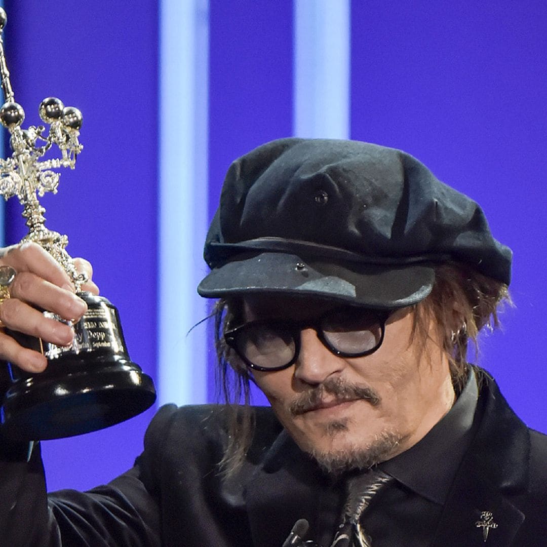 Johnny Depp se reivindica al recibir el premio Donostia en uno de sus peores momentos profesionales