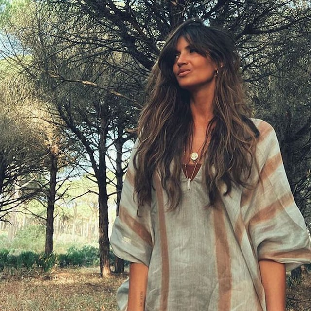 sara carbonero kaftan menorquinas plataforma