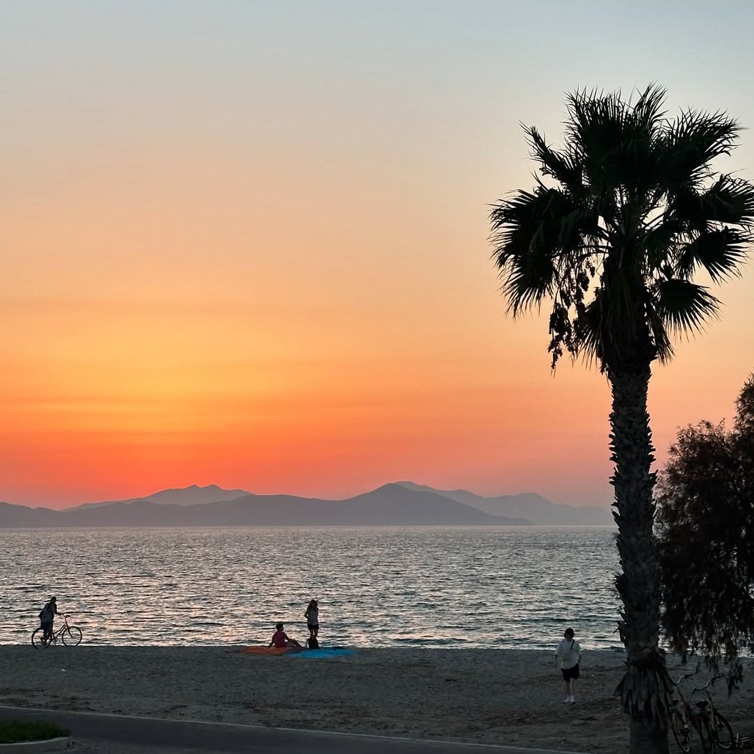 Atardecer en la isla griega de Kos 