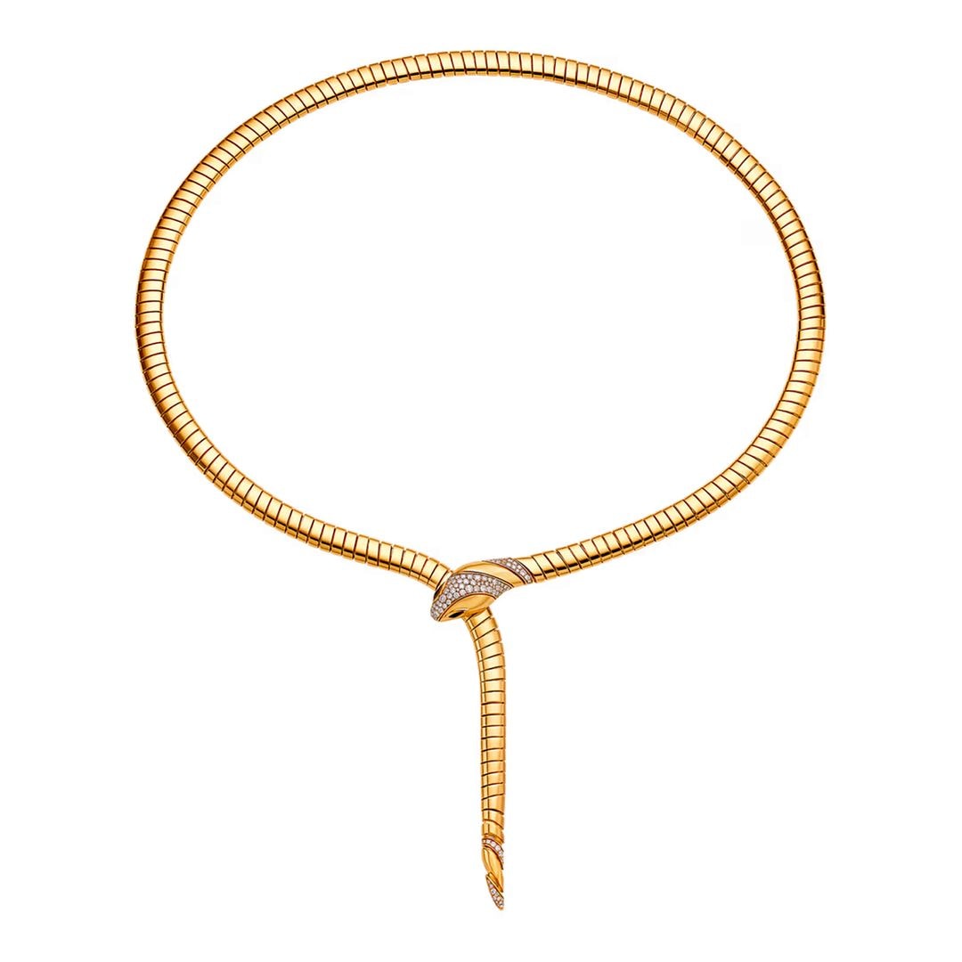 Collar Serpenti en oro y diamantes  (c.p.v.),  de Bvlgari