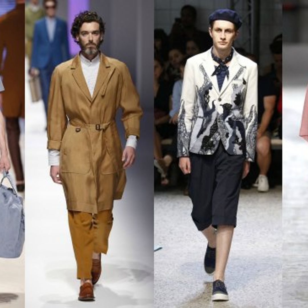 'Sorbete' de colores en la pasarela de hombre de Milán