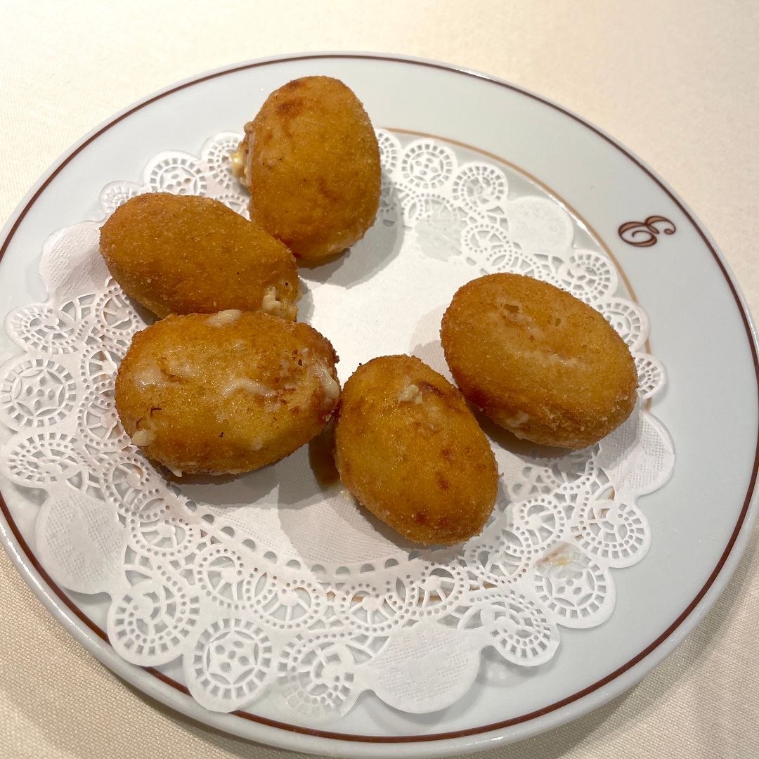 Las famosas croquetas de Echaurren Tradición