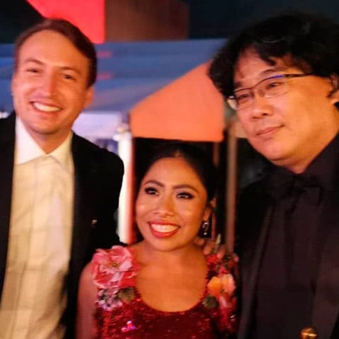 Yalitza Aparicio presume su encuentro con el ganador del Oscar, Bong Joon Ho