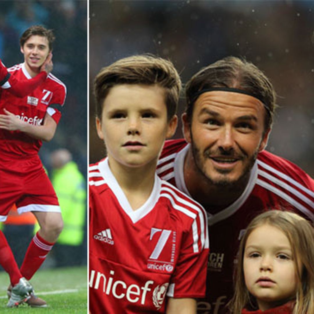 Los hijos de David Beckham, su mejor equipo para un partido muy especial