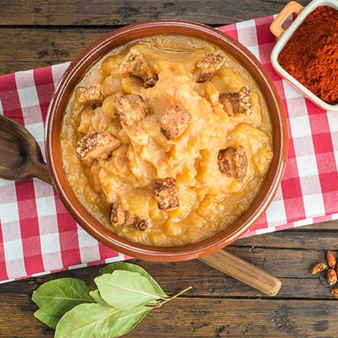 Patatas revolconas con beicon