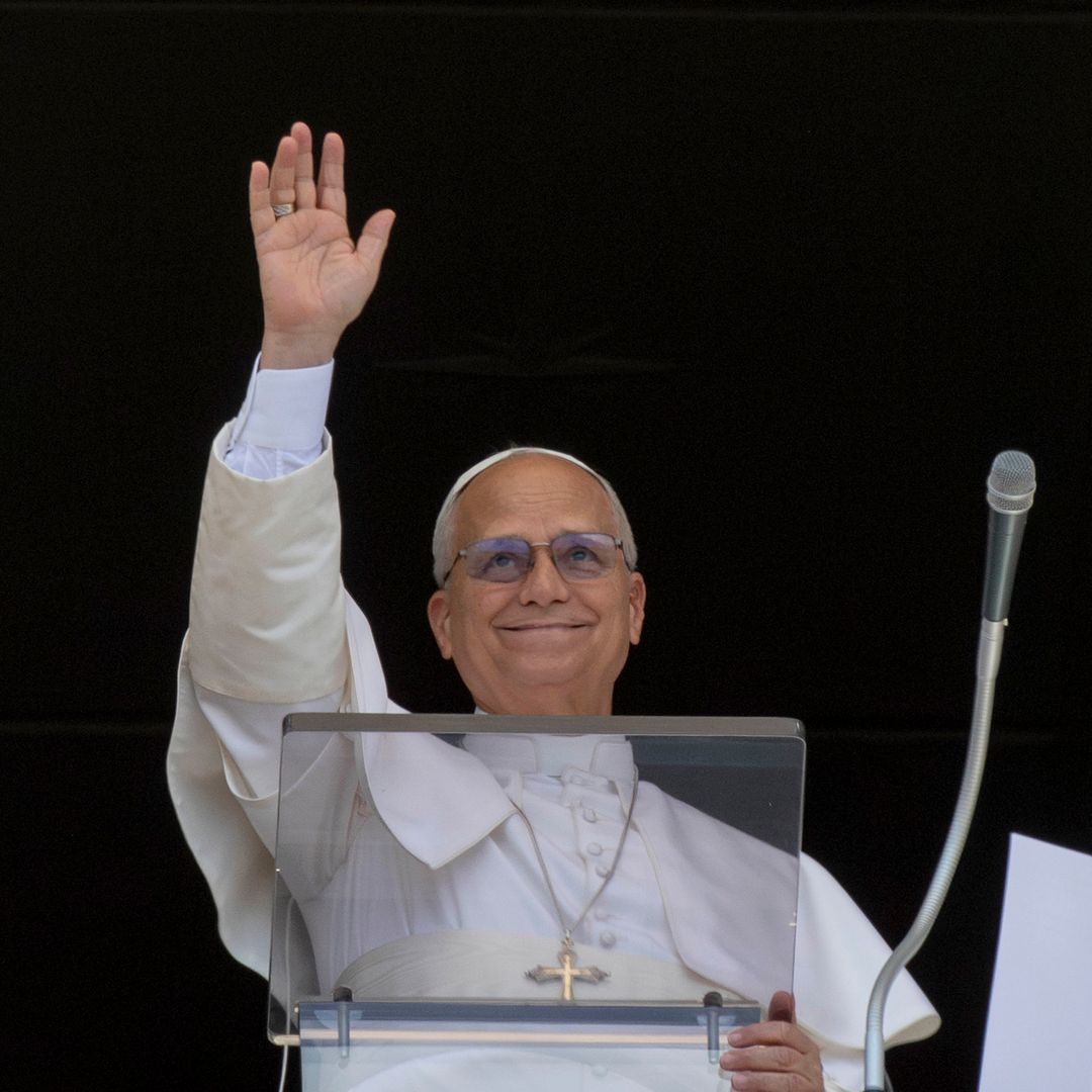VATICAN CITY, VATICAN - MAY 17: (EDITOR NOTE: STRICTLY EDITORIAL USE ONLY - NO MERCHANDISING). Pope Leo XIV holds the Sunday Regina Caeli Prayer from his studio overlooking St. Peter's Square on May 17, 2026 in Vatican City, Vatican. The Catholic Church marked the 60th World Day of Social Communications on Sunday, May 17. Speaking at the Regina Caeli prayer, Pope Leo XIV recalled the World Day and encouraged everyone to promote forms of communication that always respect the truth of the human person. (Photo by Matteo Pernaselci - Vatican Media via Vatican Pool/Getty Images)