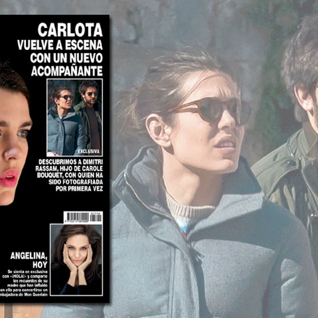Exclusiva en ¡HOLA!, Carlota Casiraghi, ilusionada con el hijo de Carole Bouquet con quien ha sido fotografiada