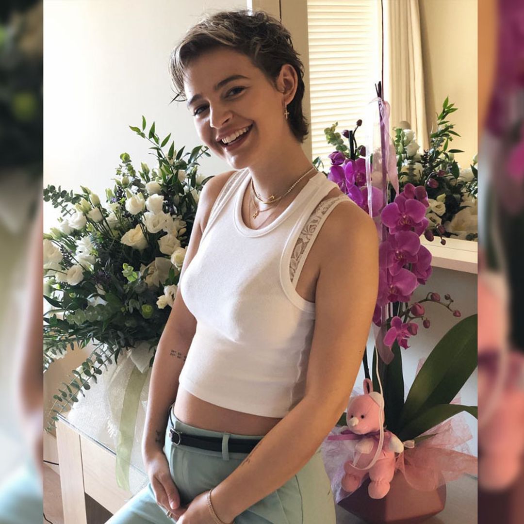 Laura Escanes comparte uno de los momentos más emocionantes de su embarazo