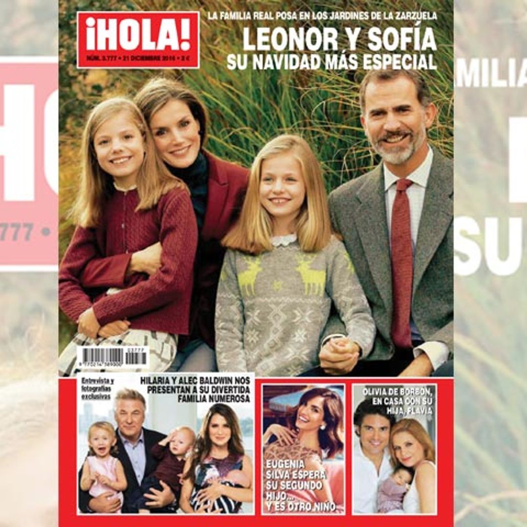 En ¡HOLA!, la Navidad más especial de Leonor y Sofía