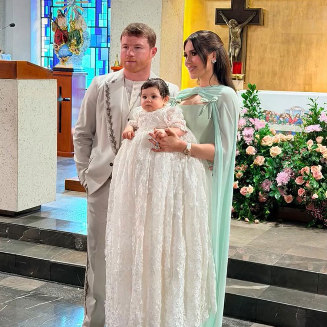 Así fue la lujosa fiesta del bautizo de Eva Victoria, la hija menor de Saúl Canelo Álvarez y Fernanda Gómez