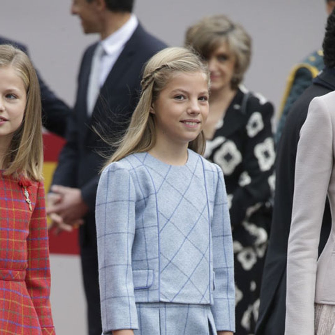 La reina Letizia cede el protagonismo a la princesa Leonor y la infanta Sofía