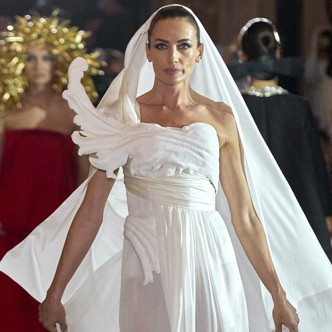 Nieves Álvarez se viste de novia en la Alta Costura para su amigo Stéphane Rolland